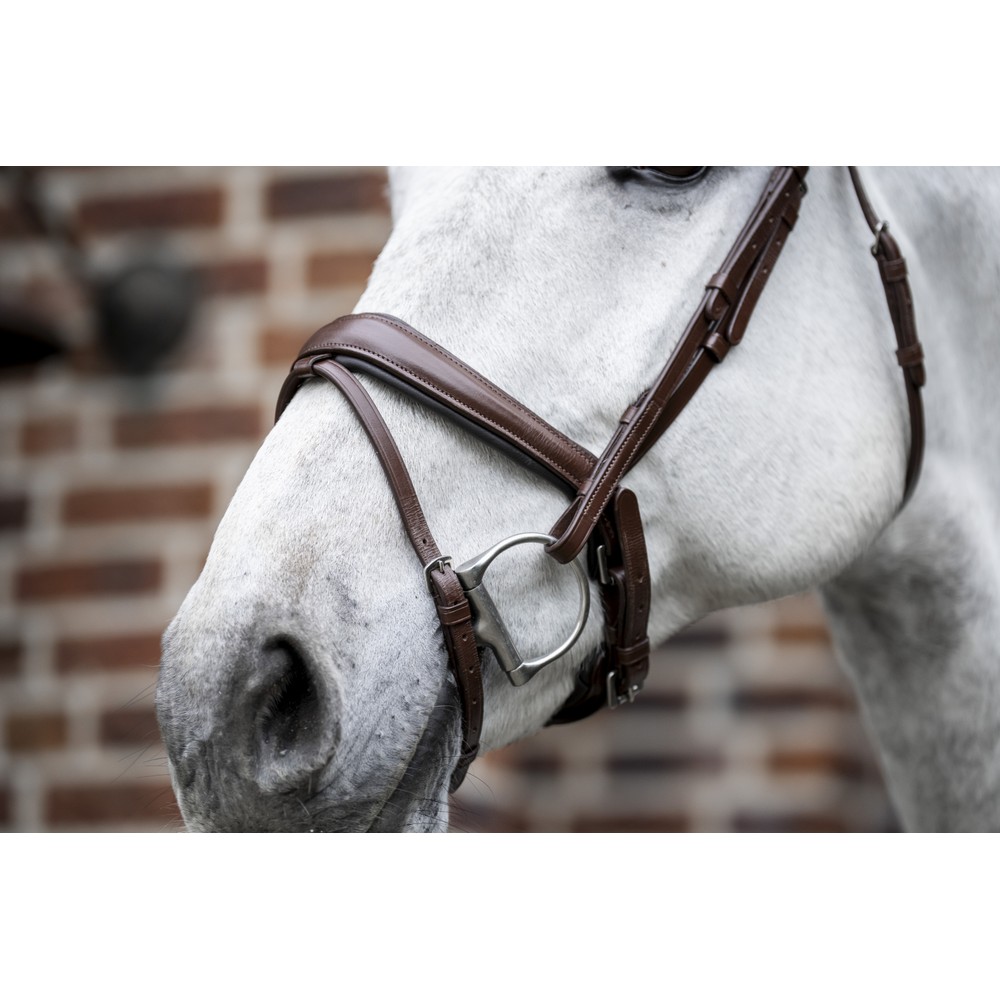 Horseware Dressage Flash Bridle - Brown