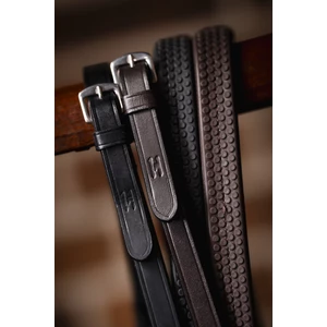 Horseware Rubber Grip Reins - Brown in Brown