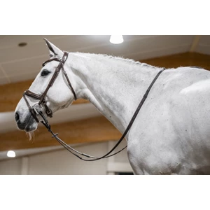 Horseware Thumb Grip Rubber Reins - Brown in Brown