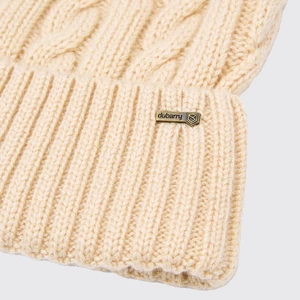 Dubarry Of Ireland Forester Knitted bobble hat - Chalk 