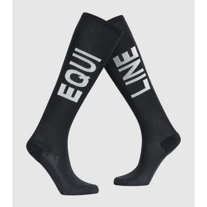 Equiline Equestrian Socks - Black in Black