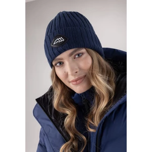 Equiline Knitted Hat - Navy Peony 
