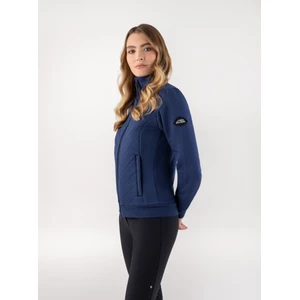 Equiline Women's Tech Sweatshirt - Navy Peony in Navy Peony