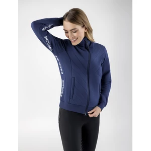 Equiline Women's Tech Sweatshirt - Navy Peony in Navy Peony