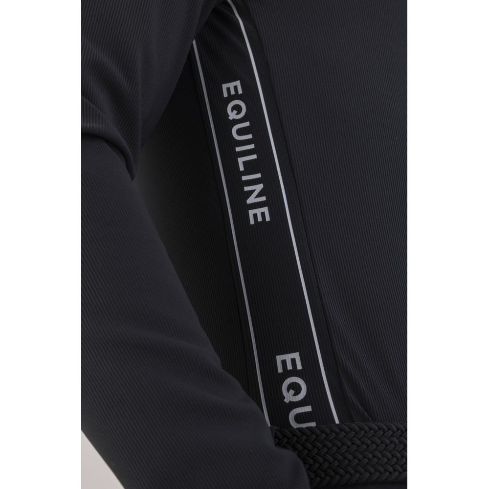 Equiline Men's Second Skin Half Zip - Black