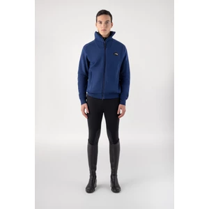 Equiline Men's Tech Sweatshirt - Navy Peony in Navy Peony