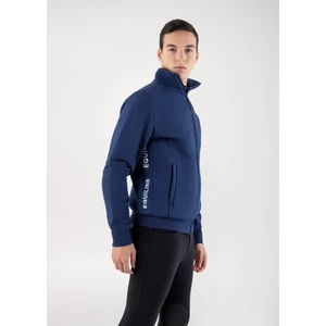 Equiline Men's Tech Sweatshirt - Navy Peony in Navy Peony