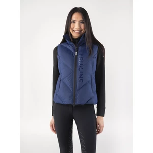 Equiline Women's Padded Gilet - Navy Peony in Navy Peony