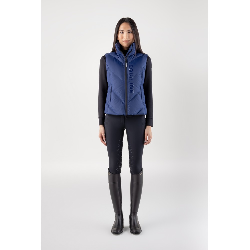 Equiline Women's Padded Gilet - Navy Peony