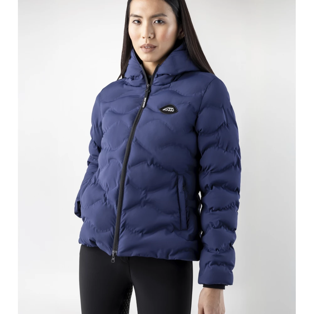 Equiline Women's Padded Jacket - Navy Peony in Navy Peony