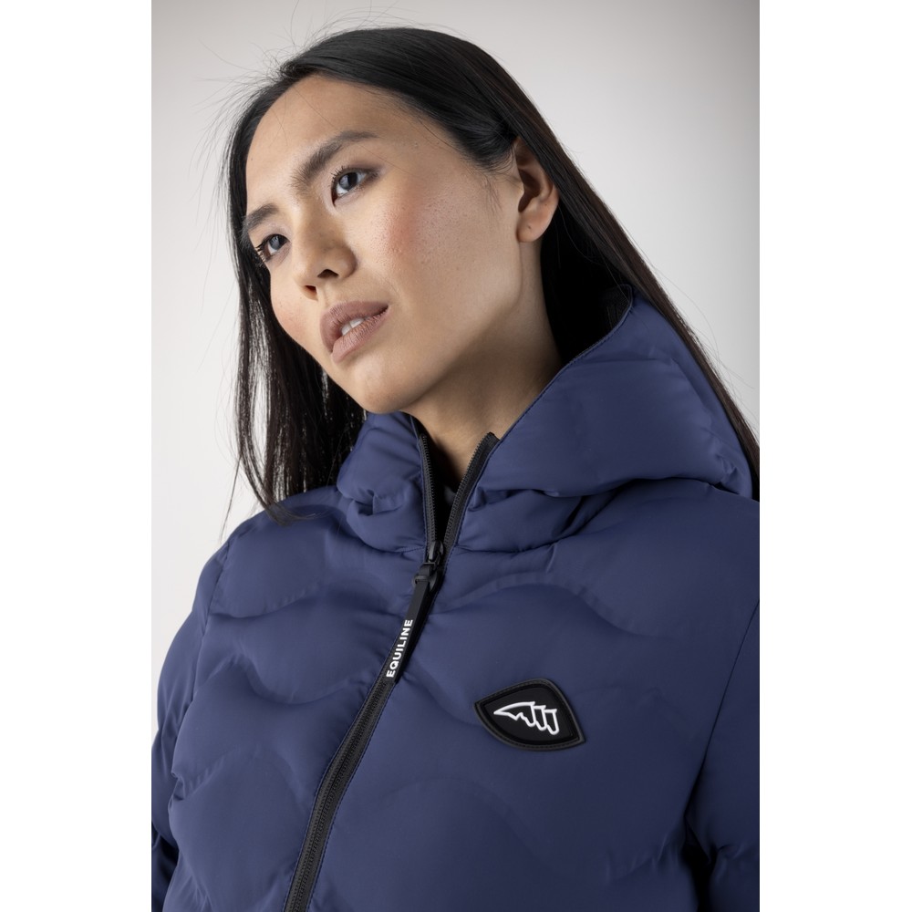 Equiline Women's Padded Jacket - Navy Peony