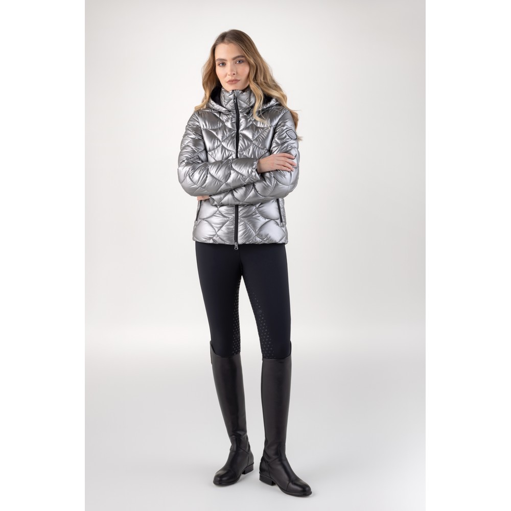 Equiline Women's Quilted Jacket - Silver