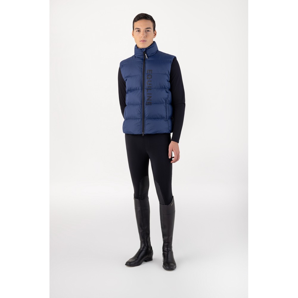 Equiline Men's Padded Vest - Navy Peony