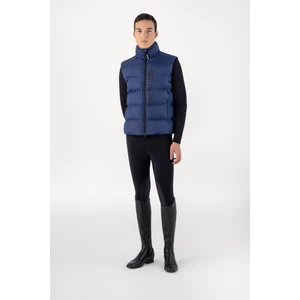 Equiline Men's Padded Vest - Navy Peony in Navy Peony