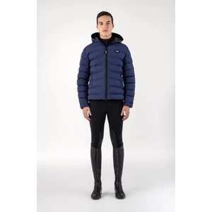 Equiline Men's Padded Jacket - Navy Peony in Navy Peony