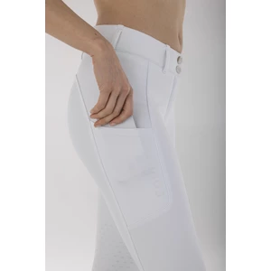 Equiline Women's High Waist Knee Grip Breeches
With Fleece - White 