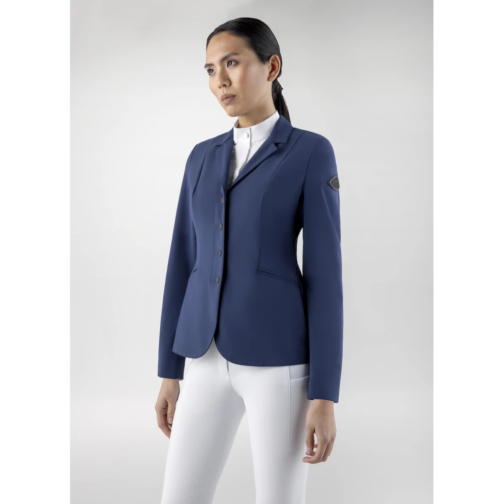Equiline Women's Competition Jacket - Navy Peony in Navy Peony