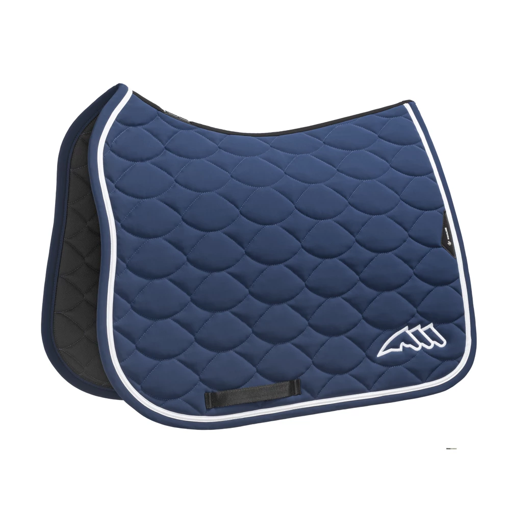 Equiline Tech Saddlecloth - Navy Peony in Navy Peony