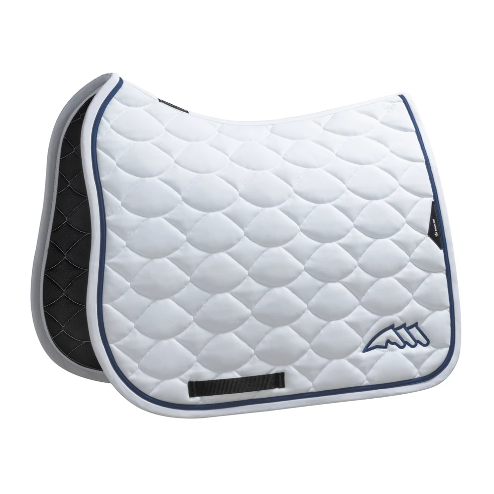Equiline Tech Saddlecloth - White in White