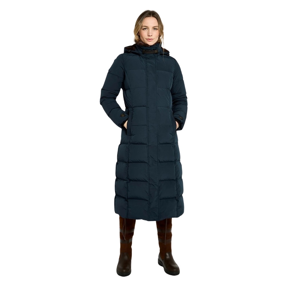 Dubarry Of Ireland Aldborough Women's full length technical down jacket - Navy