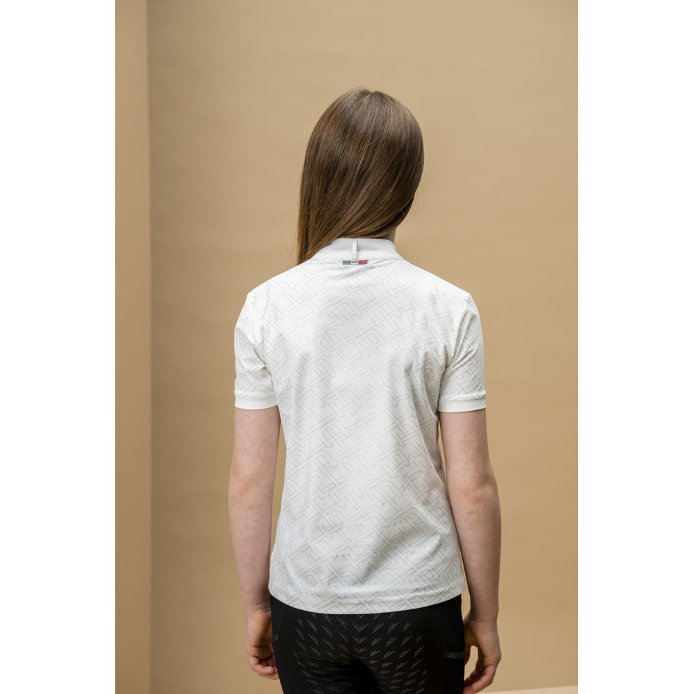 Alessandro Albanese Aa Kids Zanara Shirt - White/Silver Print