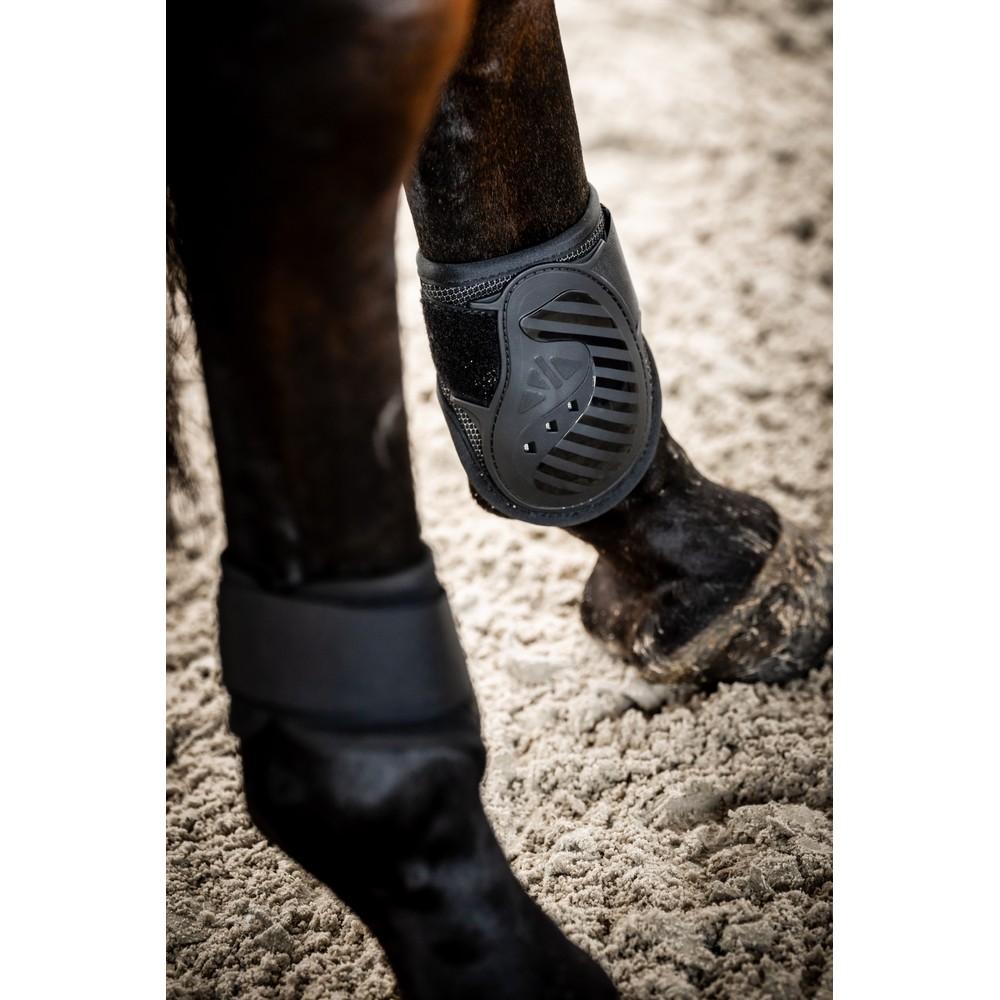 Horseware Pro Bamboo Fetlock Boots - Black/Black 