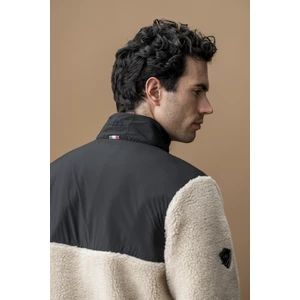 Alessandro Albanese Aa Mens Lorenzo Half Zip Borg Fleece - Sand in Sand