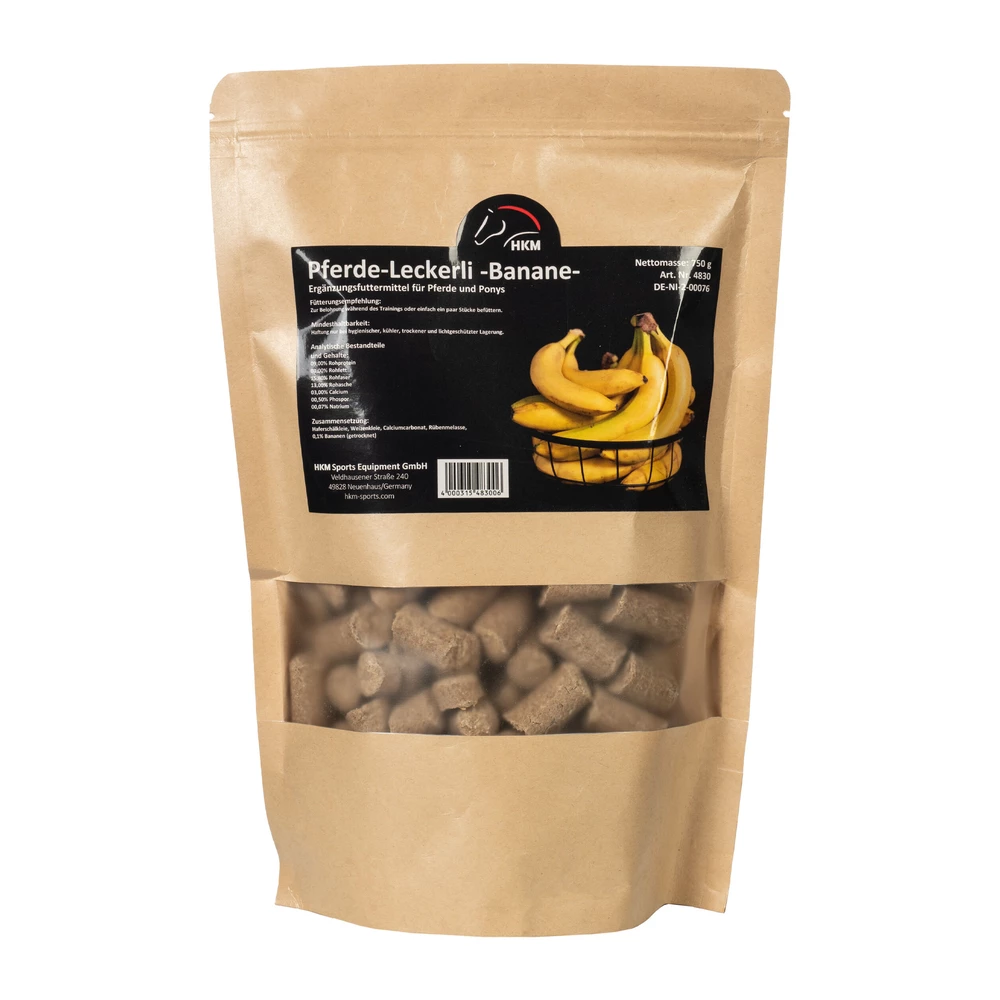 HKM Hkm Horse Tidbits With Banana 750G in Unknown