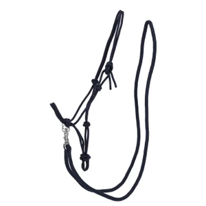 QHP Rope halter Color with rein - Navy in Navy