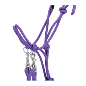 QHP Rope halter Color with rein - Passion Flower 