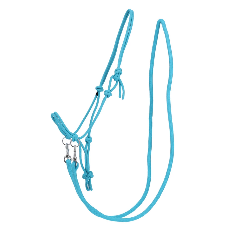 QHP Rope halter Color with rein - Sky in Sky