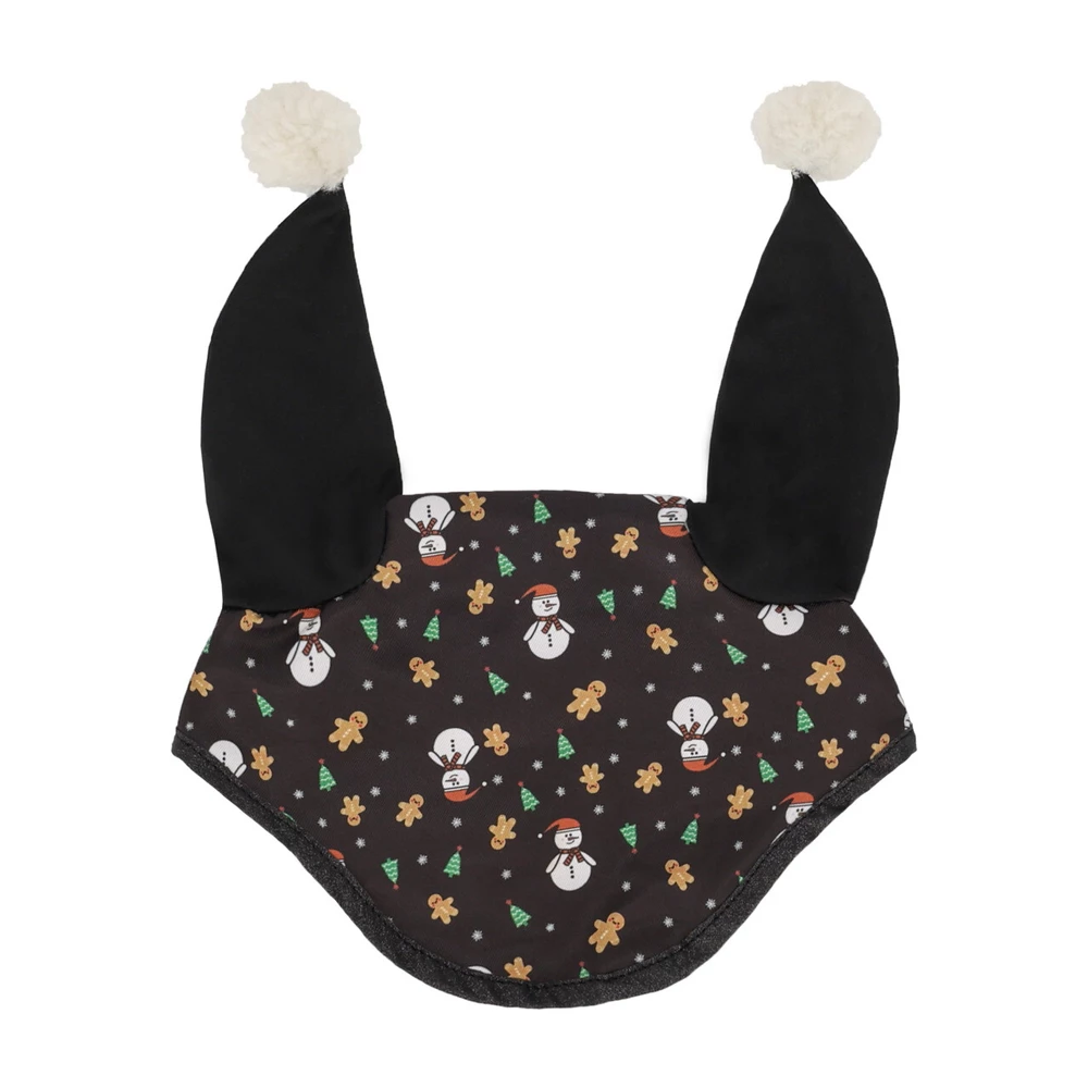 QHP Ear net Christmas print - Snowman in Snowman