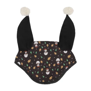 QHP Ear net Christmas print - Snowman in Snowman