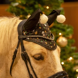 QHP Ear net Christmas print - Snowman 