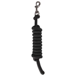 QHP Lead rope with removable snap - Black in Black