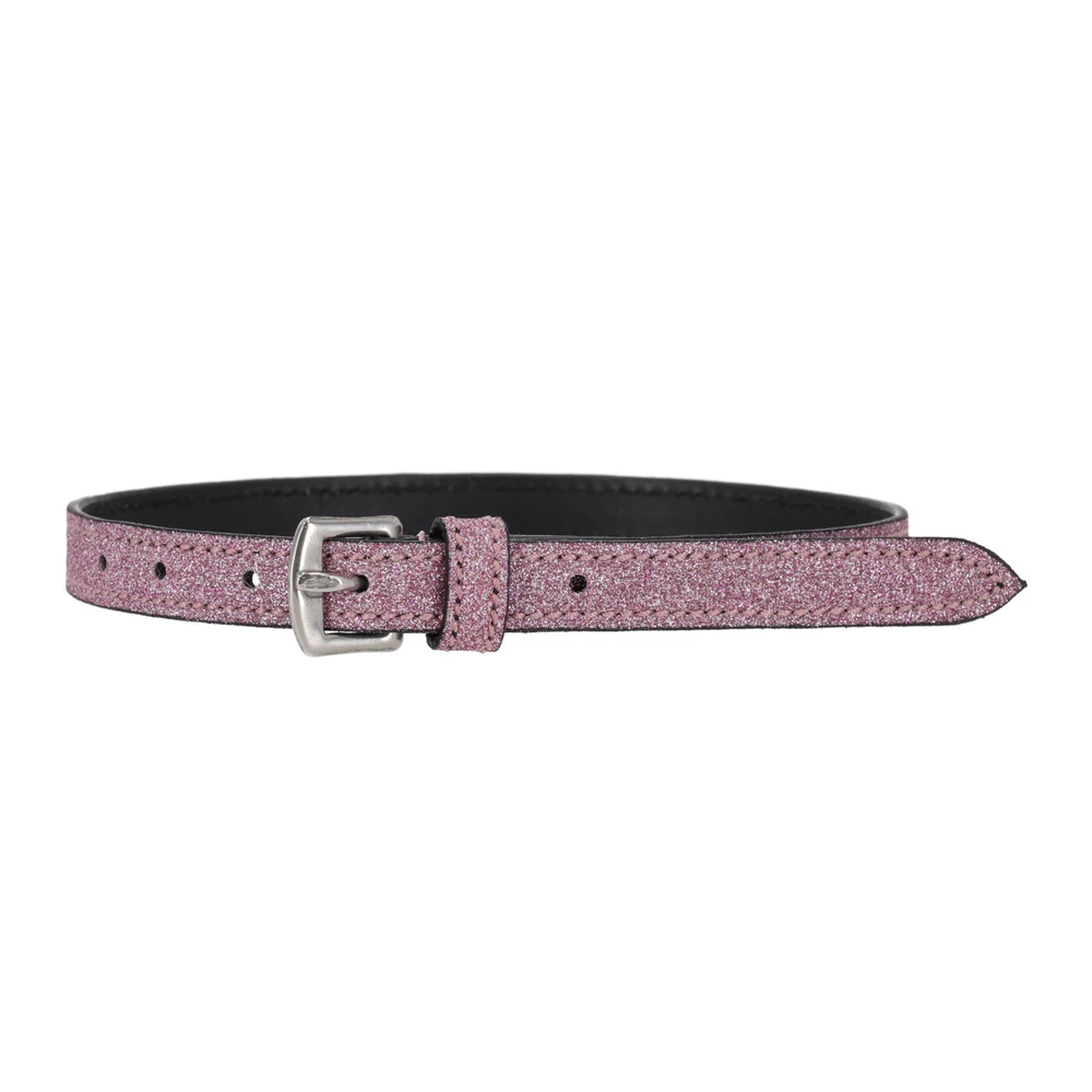 QHP Spur straps Shine - Pink in Pink