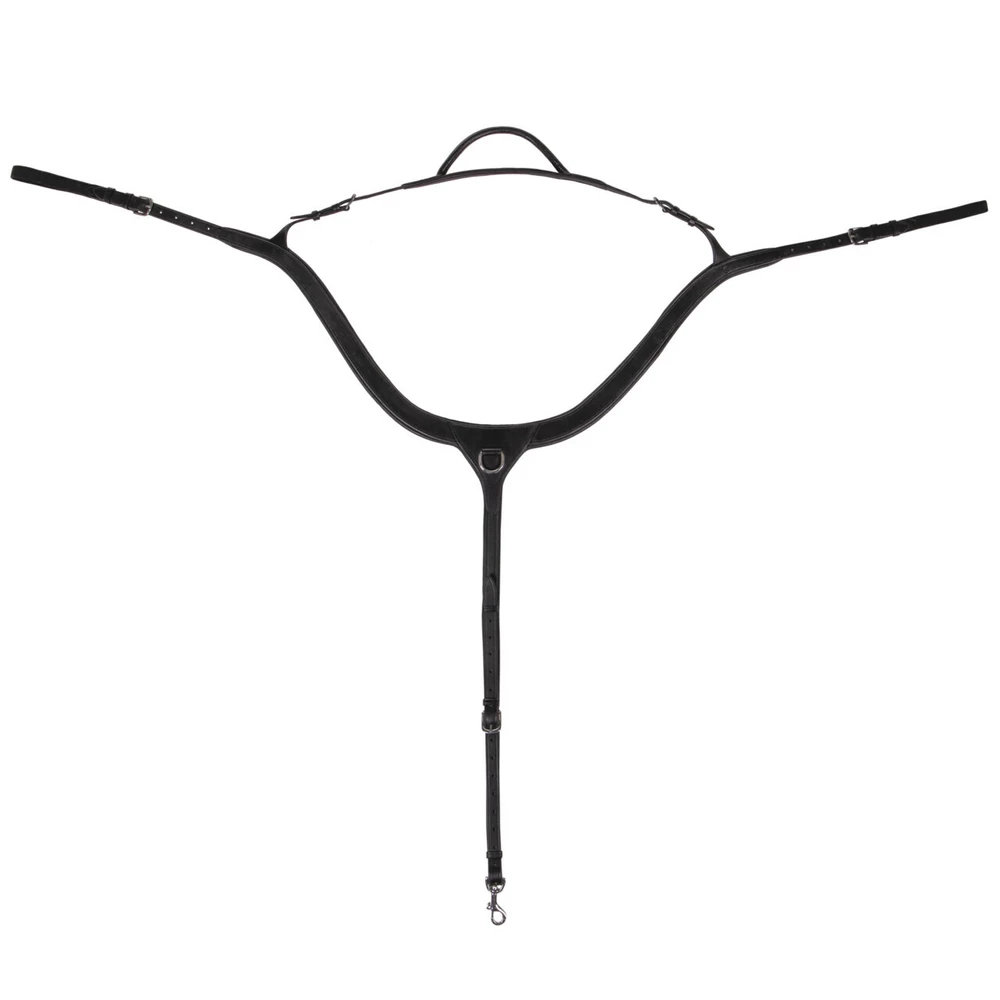 QHP Breastplate with handle - Black in Black