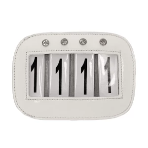 QHP Number holders Quatro (2-pack) - White in White