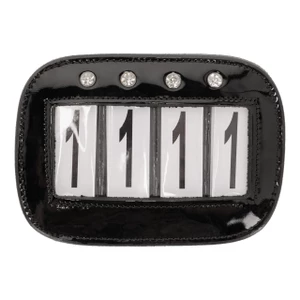 QHP Number holders Quatro (2-pack) - Black in Black
