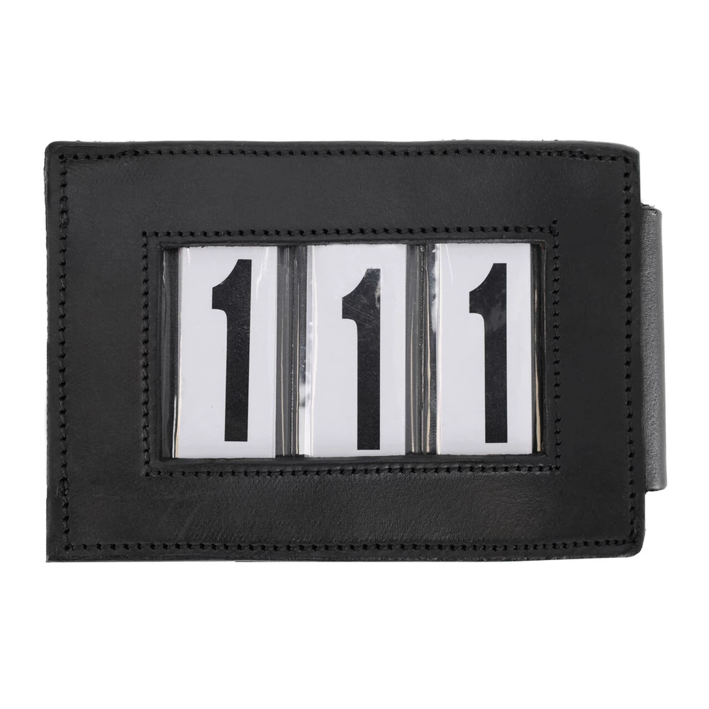 QHP Number holder Clip - Black in Black