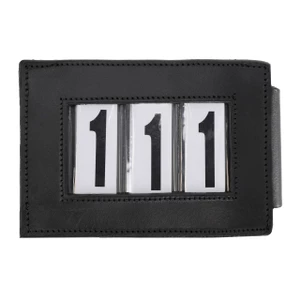 QHP Number holder Clip - Black in Black