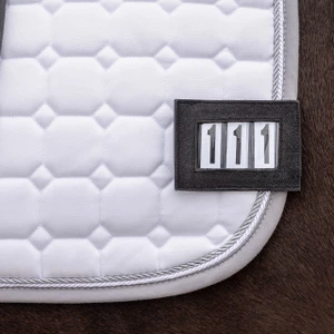 QHP Number holder Clip Shine - Black in Black