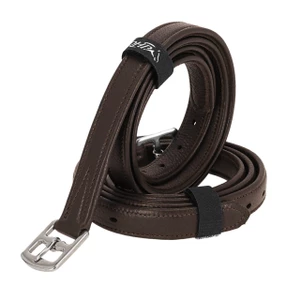 QHP Stirrup leather Sensisoft - Brown in Brown