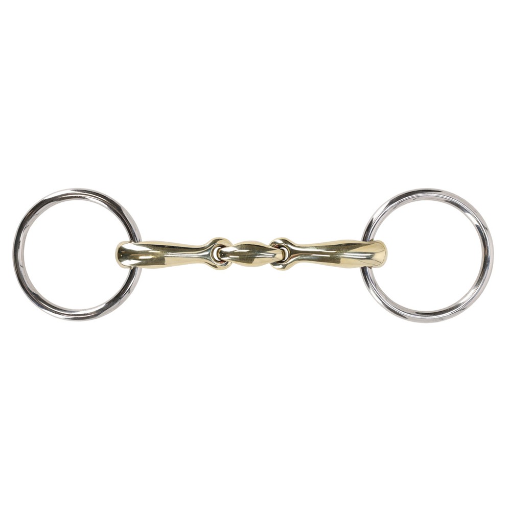 QHP Loose ring bit Anatomical double jointed - Argentan 