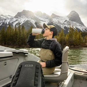 YETI RAMBLER 12 Oz Travel Bottle - White in White