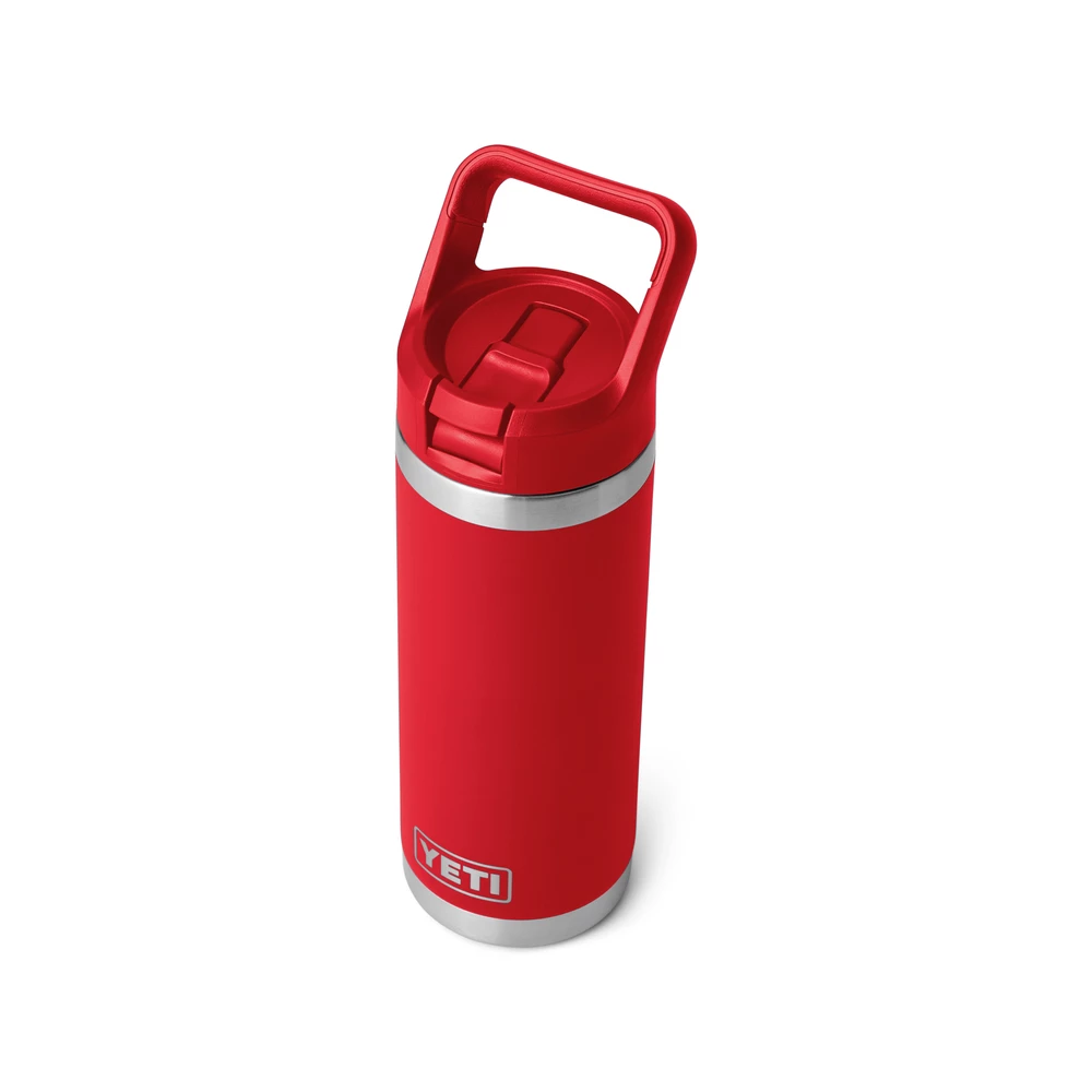 YETI RAMBLER 18Oz Colour Straw Bottle - Rescue Red in Rescue Red