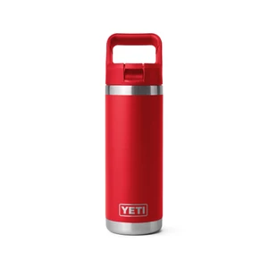 YETI RAMBLER 18Oz Colour Straw Bottle - Rescue Red in Rescue Red