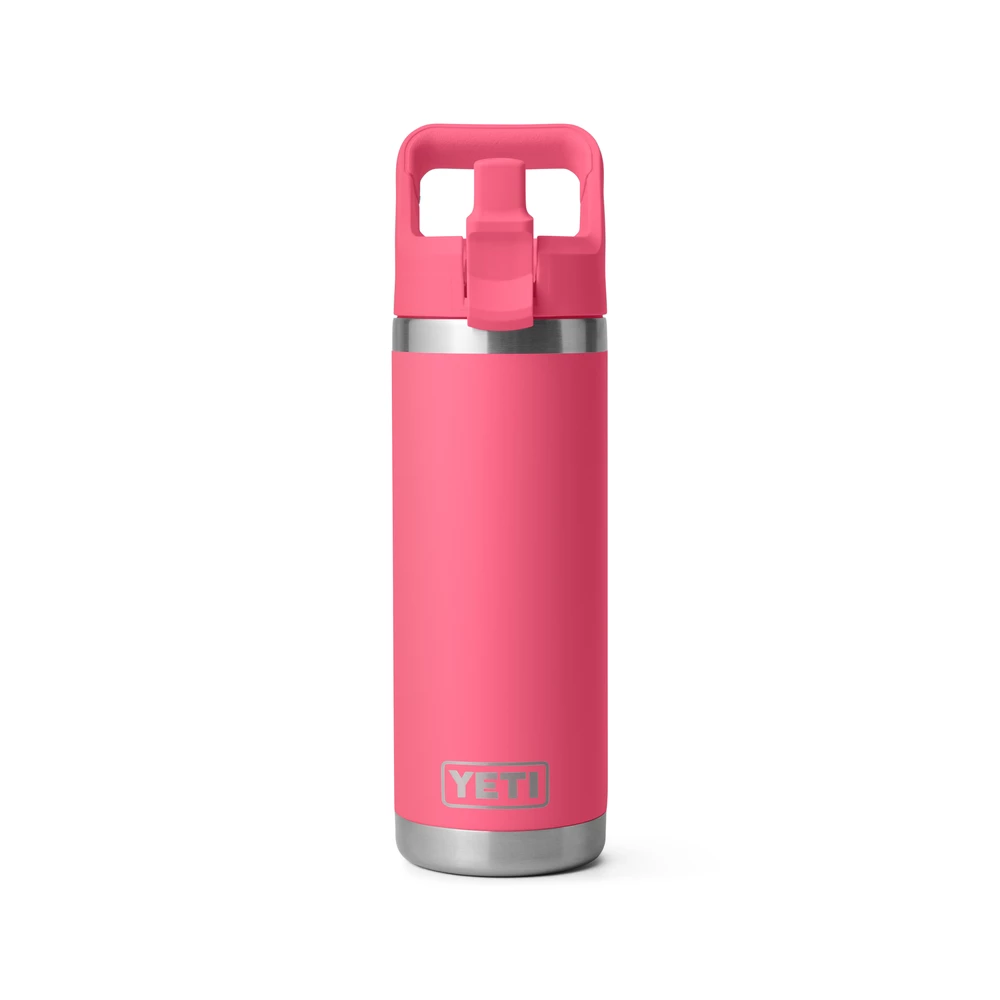 YETI RAMBLER 18Oz Colour Straw Bottle - Tropical Pink in Tropical Pink