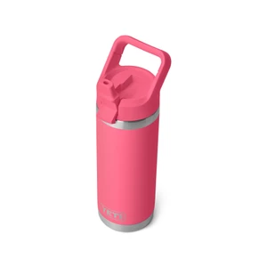 YETI RAMBLER 18Oz Colour Straw Bottle - Tropical Pink in Tropical Pink