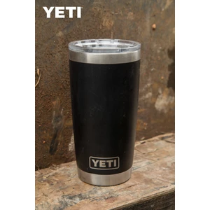 YETI RAMBLER 20 Oz Tumbler - Black in Black